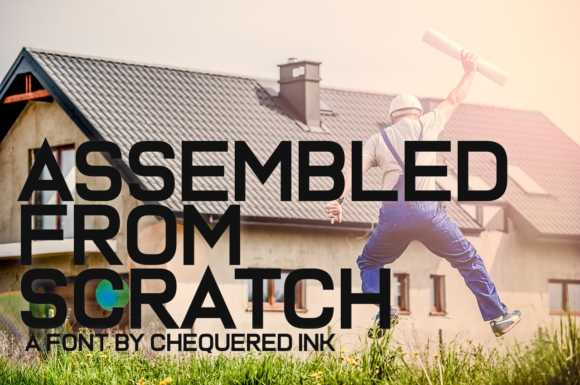 Assembled from Scratch: A Display Font for Editorial Design