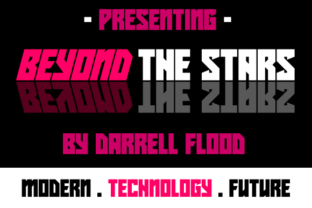Beyond the Stars Font for Creative Projects