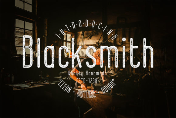 Blacksmith Font for Bold Campaign Designs