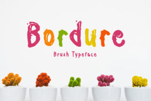 Bordure: A Playful Display Font for Creative Makers
