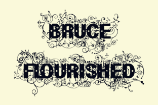 Bruce Flourished: A Stylish Font for Your Brand