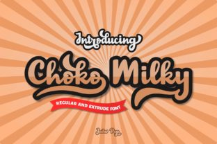 Choko Milky: A Bold Font for Impactful Digital Design