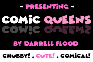Comic Queens Font for Editorial Design and Creative Projects