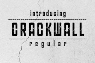 Crackwall: A Font That Speaks Volume
