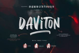 Daviton: A Versatile Display Font for Digital Design