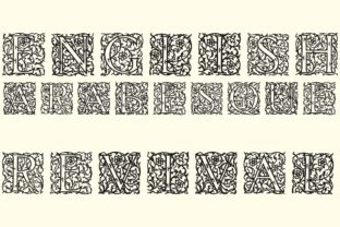 English Arabesque Revival 1900 for Web Design