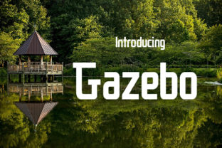 Gazebo Font for Branding That Feels Fresh and Japanese-Inspired