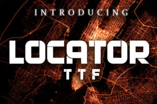 Locator Font for Web Design