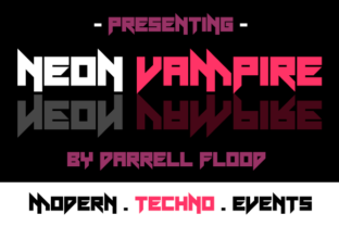 Neon Vampire Font Review for Real-World Design
