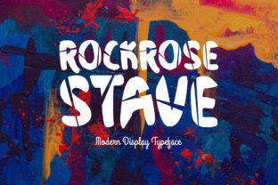 Rockrose Stave Font for Handmade Creations
