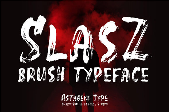 Slasz Brush: A Display Font for Editorial Creativity
