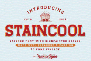 Staincool Family Font for Business Branding