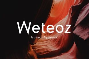 Weteoz: A Modern Font for Editorial Elegance